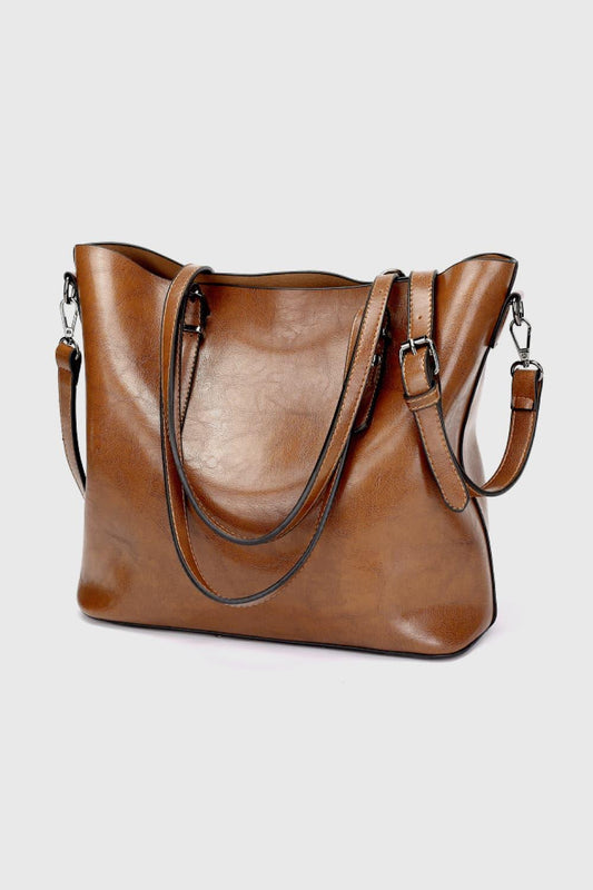 Leather Tote Bag - Olive Ave