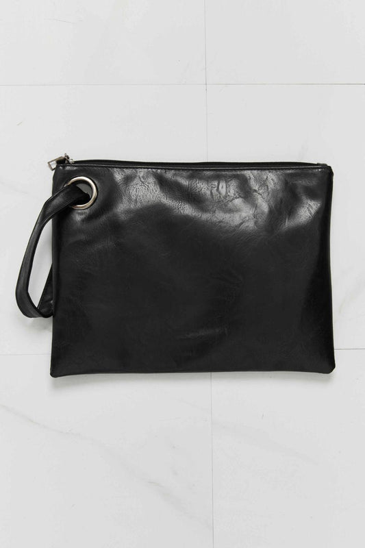 Looking At You PU Leather Wristlet - Olive Ave