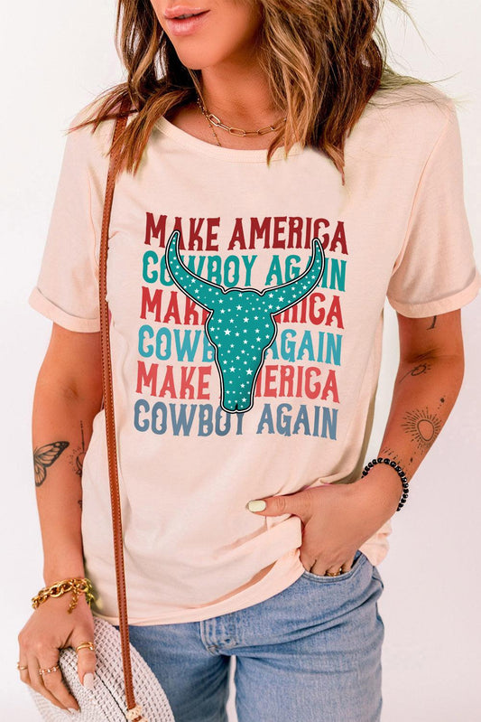MAKE AMERICA COWBOY AGAIN Graphic Tee - Olive Ave