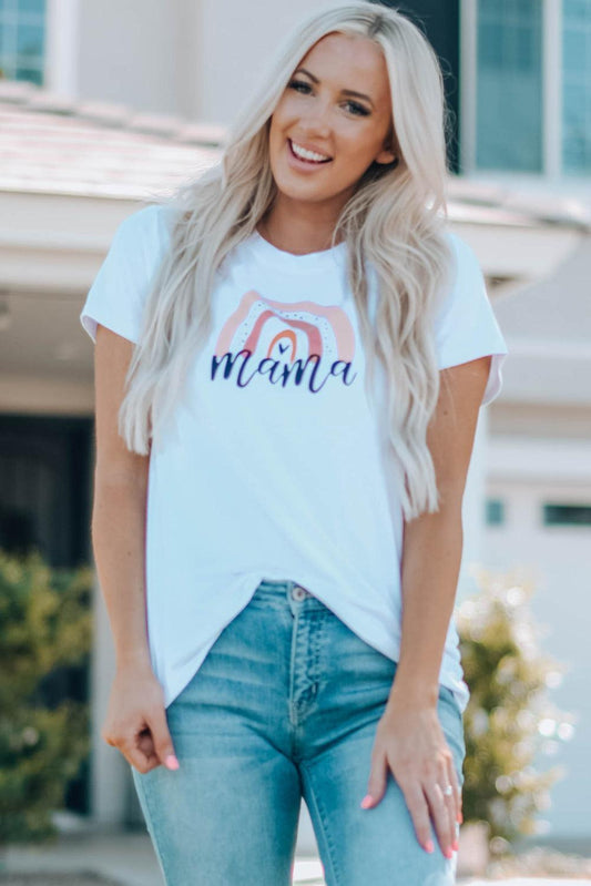 Mama Graphic Tee Shirt - Olive Ave