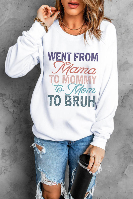 Mama to Bruh Graphic Sweatshirt - Olive Ave