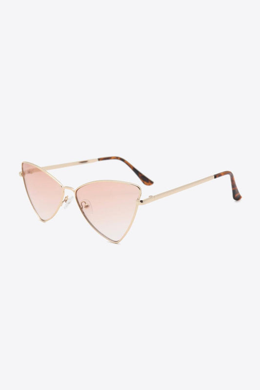 Metal Frame Cat-Eye Sunglasses - Olive Ave
