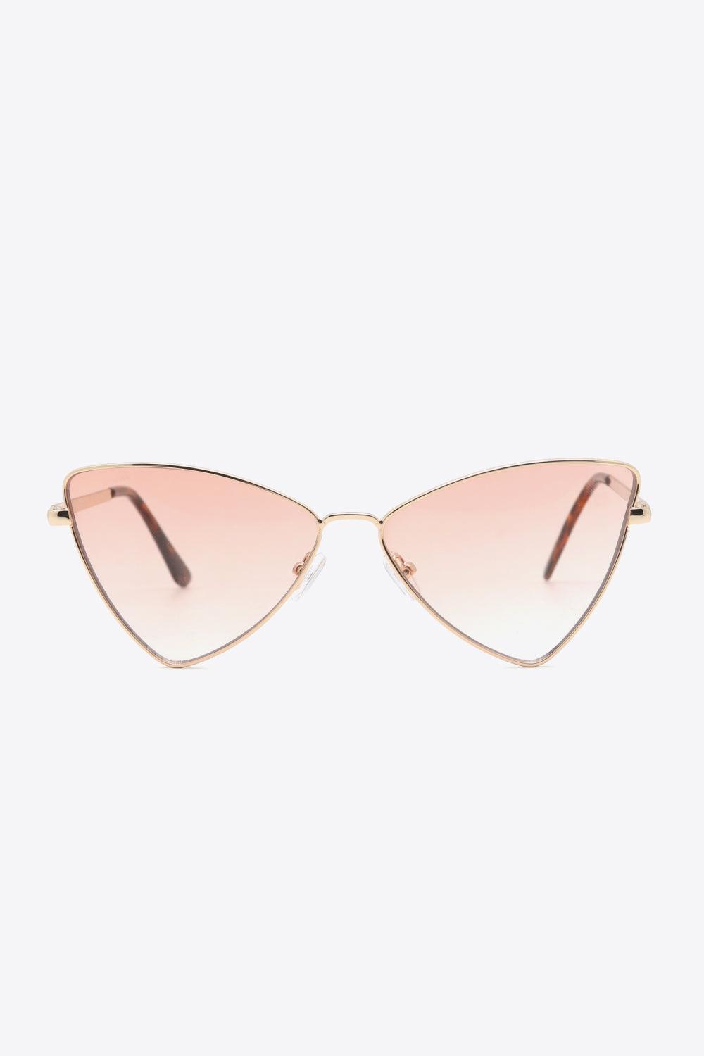 Metal Frame Cat-Eye Sunglasses - Olive Ave