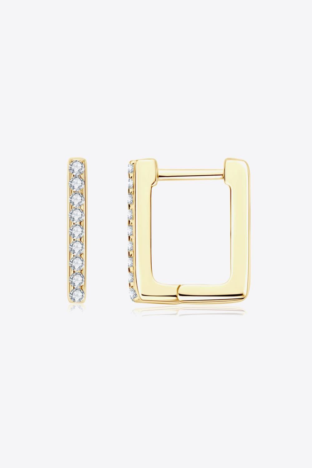 Moissanite Geometric Earrings - Olive Ave