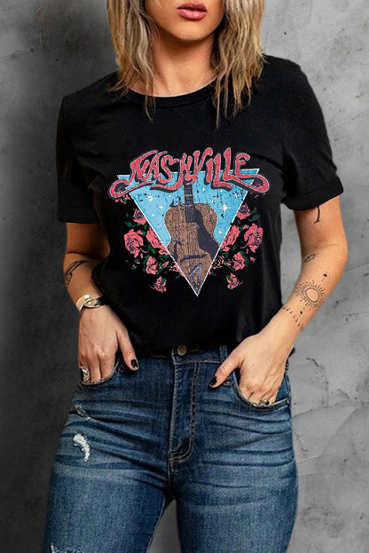 NASHVILLE Graphic T-Shirt - Olive Ave