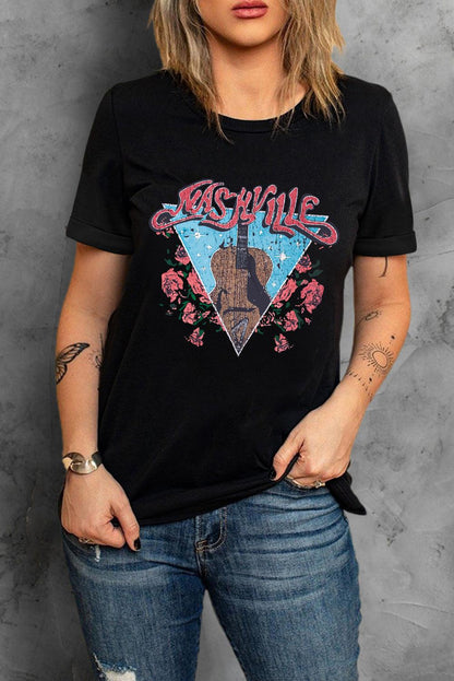 NASHVILLE Graphic T-Shirt - Olive Ave