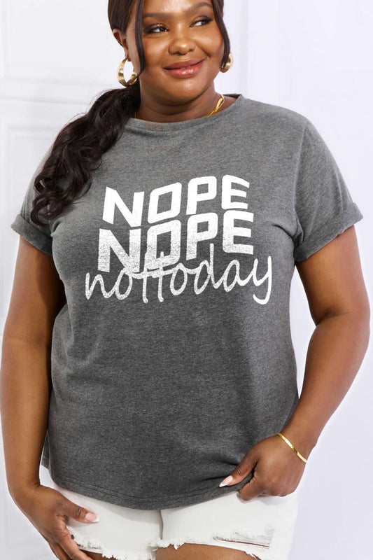 NOPE NOPE NOT TODAY Graphic Tee - Olive Ave