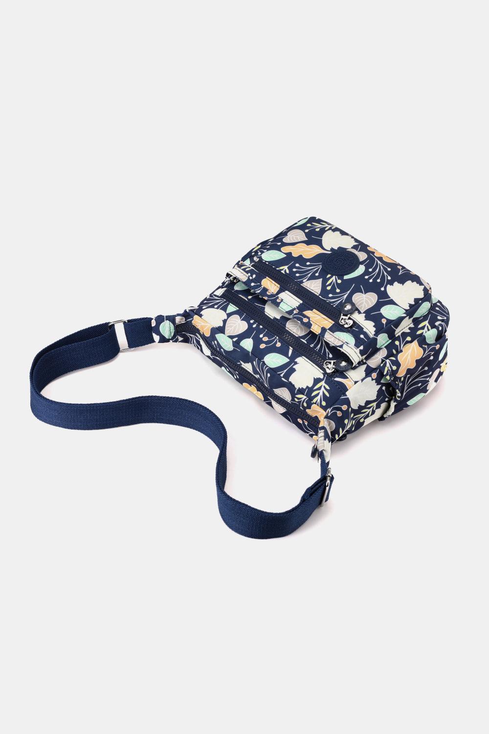 Printed Nylon Shoulder Bag - Olive Ave