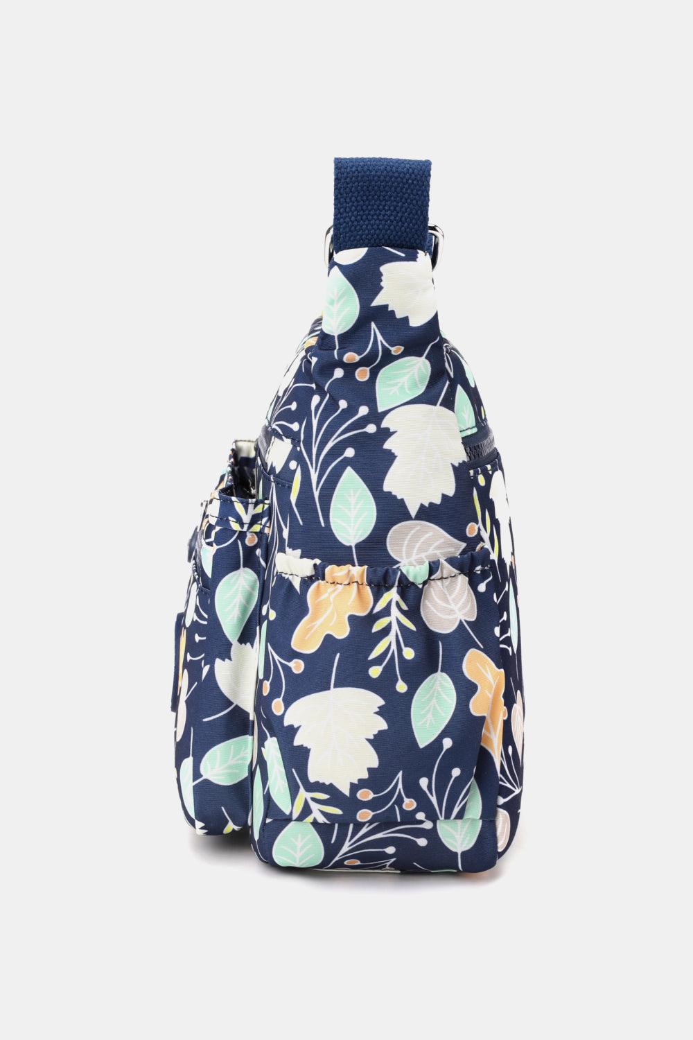 Printed Nylon Shoulder Bag - Olive Ave