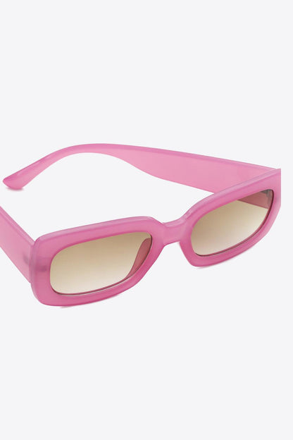 Rectangle Sunglasses in Pink or Black - Olive Ave