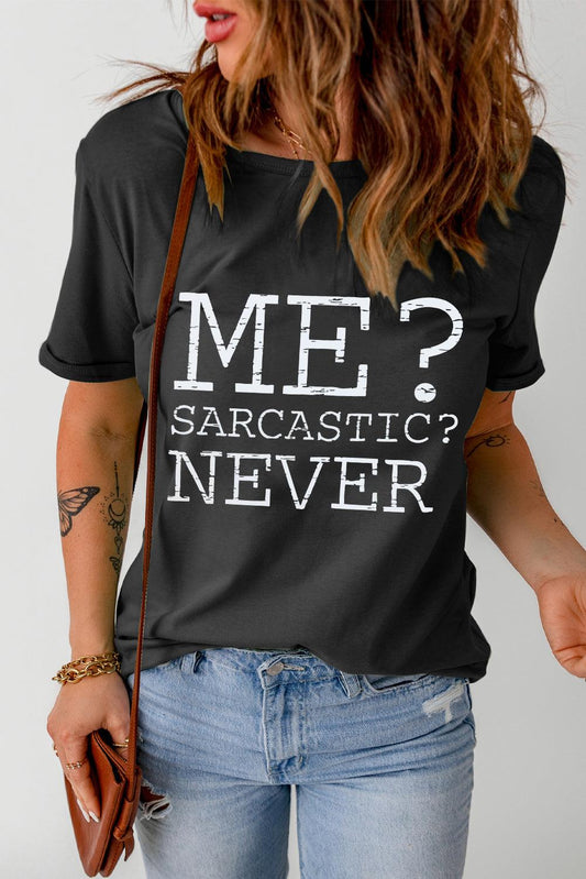 SARCASTIC Graphic T-Shirt - Olive Ave