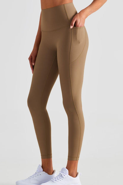 Soft and Breathable High-Waisted Yoga Leggings - Olive Ave