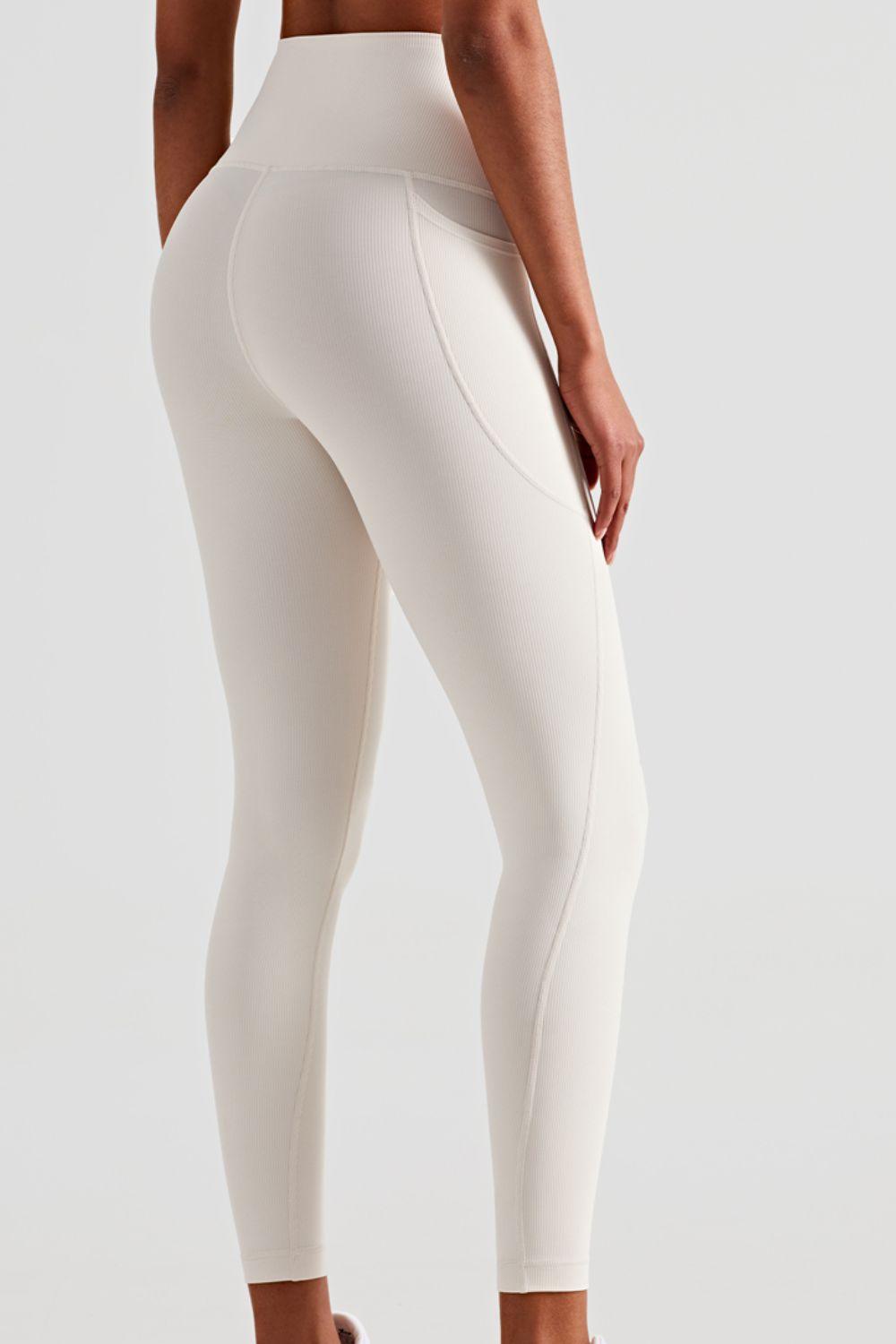 Soft and Breathable High-Waisted Yoga Leggings - Olive Ave