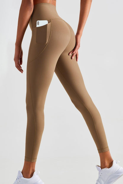 Soft and Breathable High-Waisted Yoga Leggings - Olive Ave