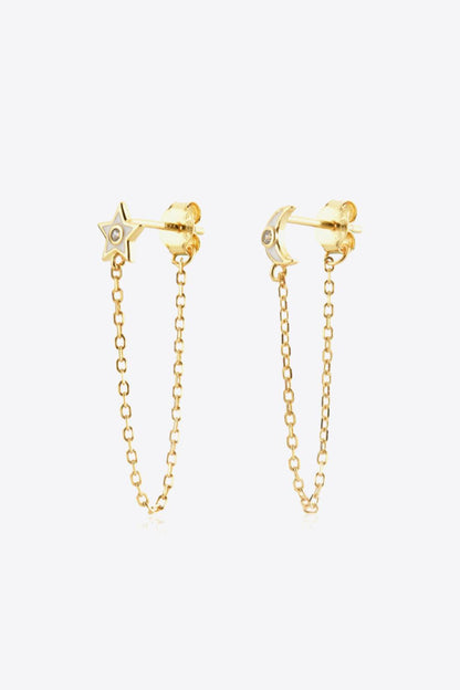 Star and Moon Earrings - Olive Ave