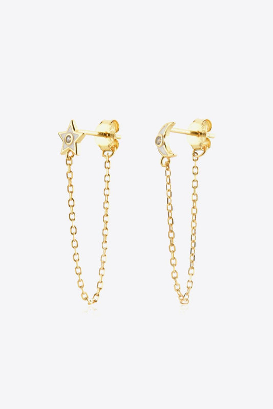 Star and Moon Earrings - Olive Ave