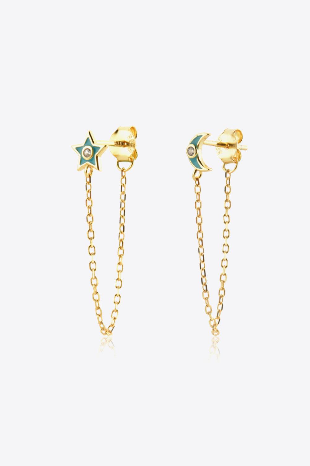 Star and Moon Earrings - Olive Ave