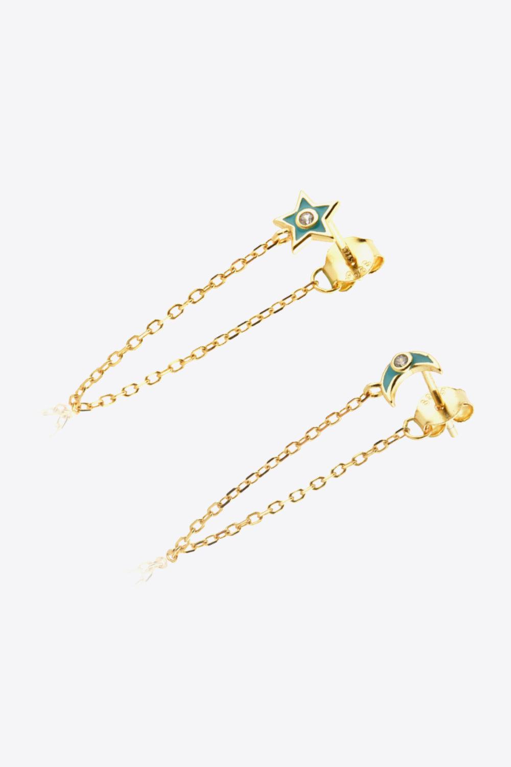 Star and Moon Earrings - Olive Ave