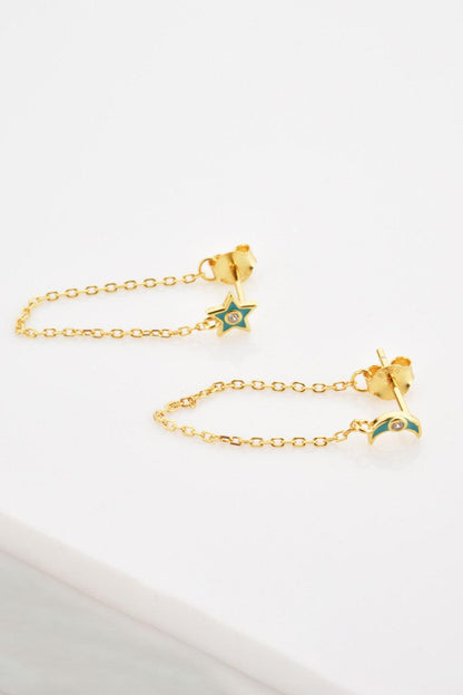 Star and Moon Earrings - Olive Ave