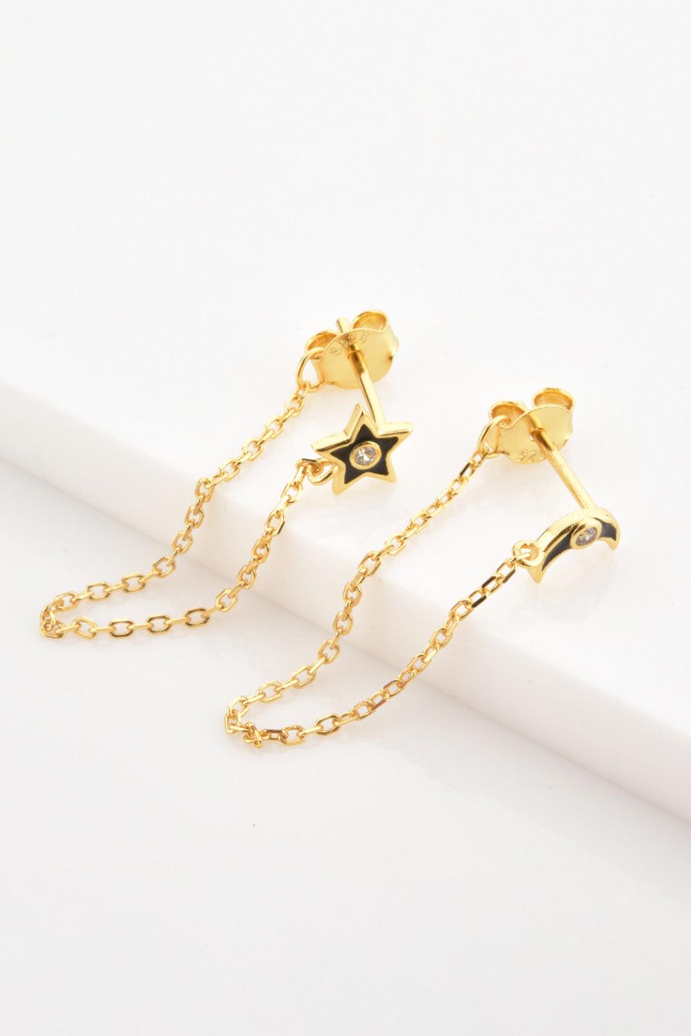 Star and Moon Earrings - Olive Ave