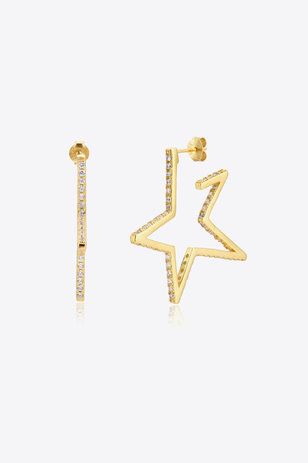 Star Sterling Silver Earrings - Olive Ave