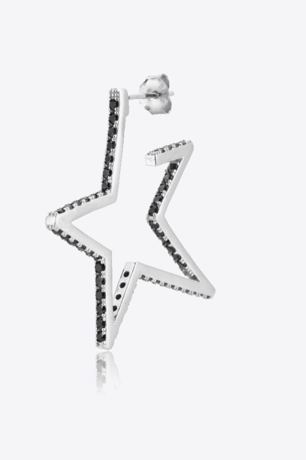 Star Sterling Silver Earrings - Olive Ave