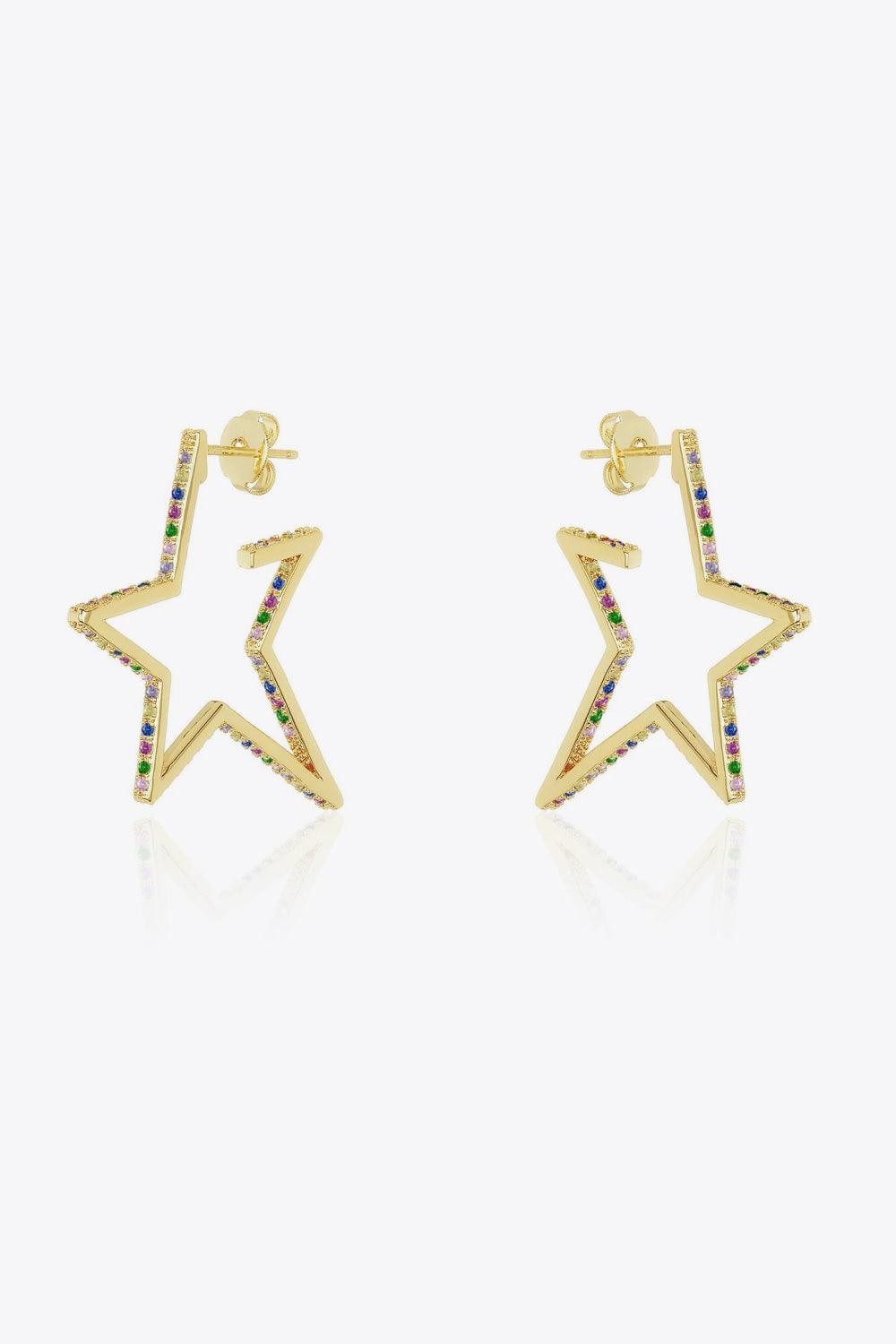 Star Sterling Silver Earrings - Olive Ave