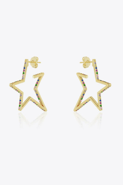 Star Sterling Silver Earrings - Olive Ave