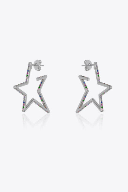 Star Sterling Silver Earrings - Olive Ave