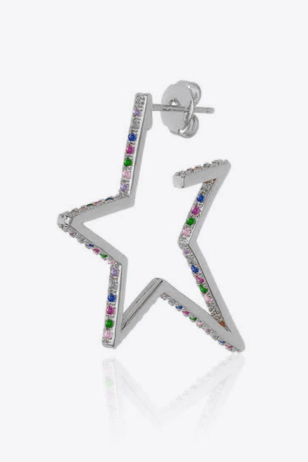 Star Sterling Silver Earrings - Olive Ave