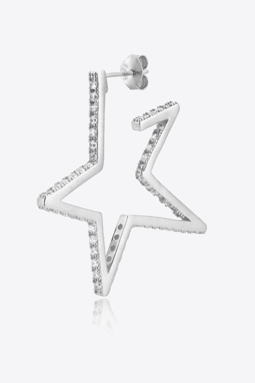 Star Sterling Silver Earrings - Olive Ave