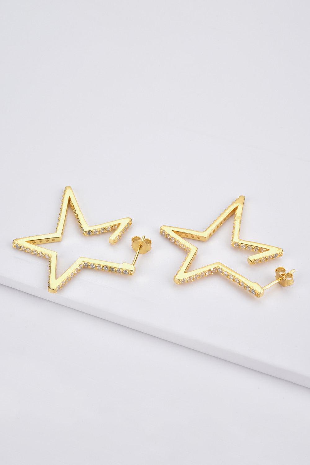 Star Sterling Silver Earrings - Olive Ave