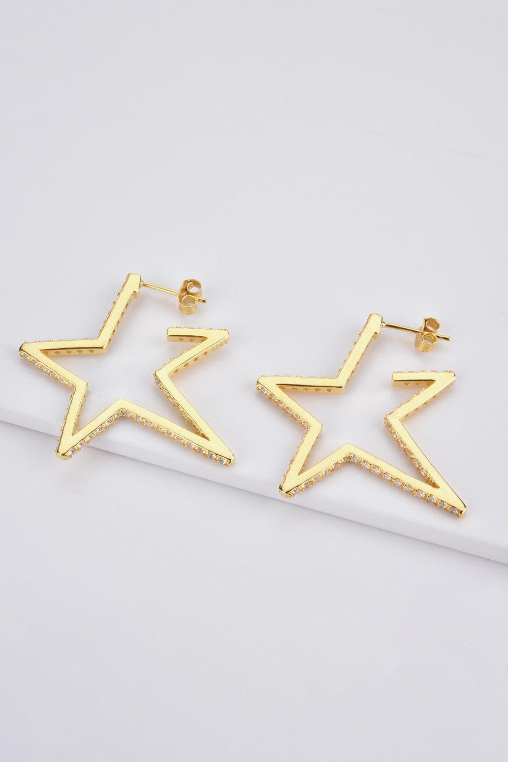 Star Sterling Silver Earrings - Olive Ave