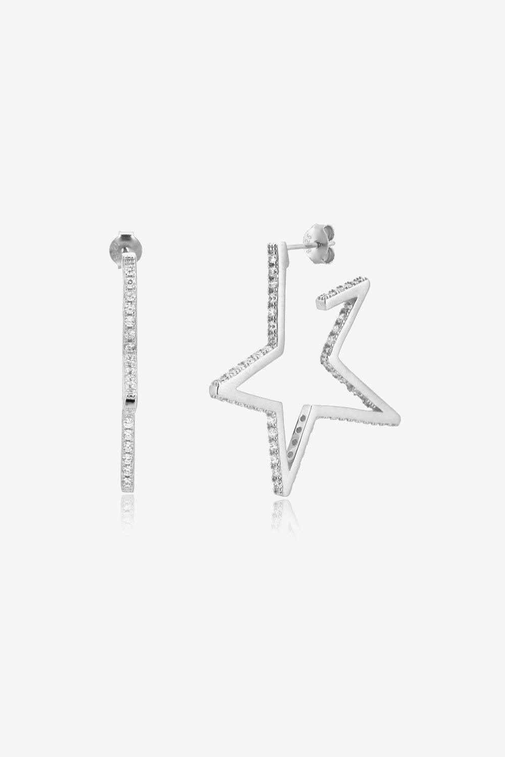 Star Sterling Silver Earrings - Olive Ave