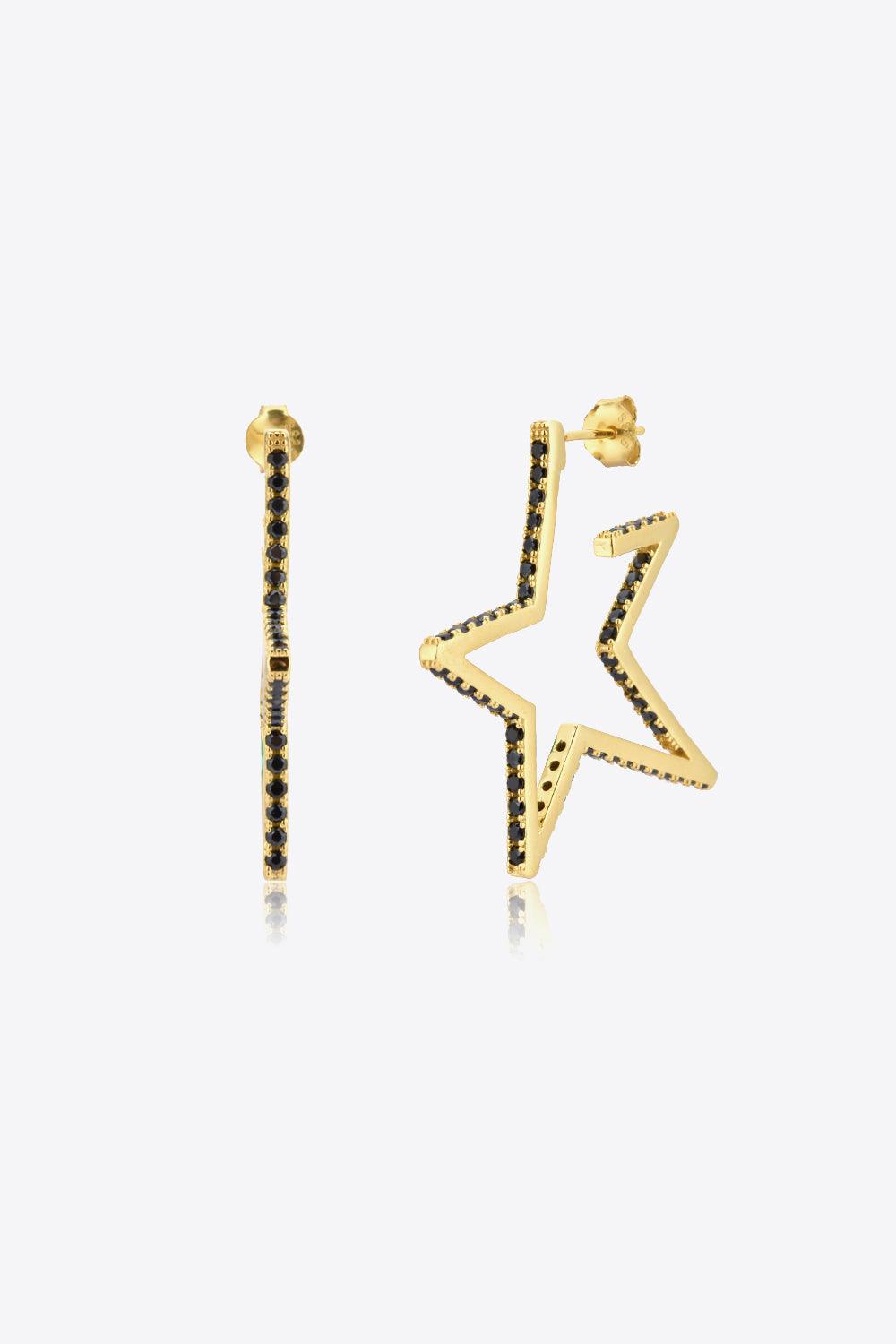 Star Sterling Silver Earrings - Olive Ave