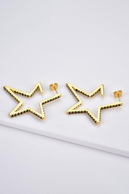 Star Sterling Silver Earrings - Olive Ave