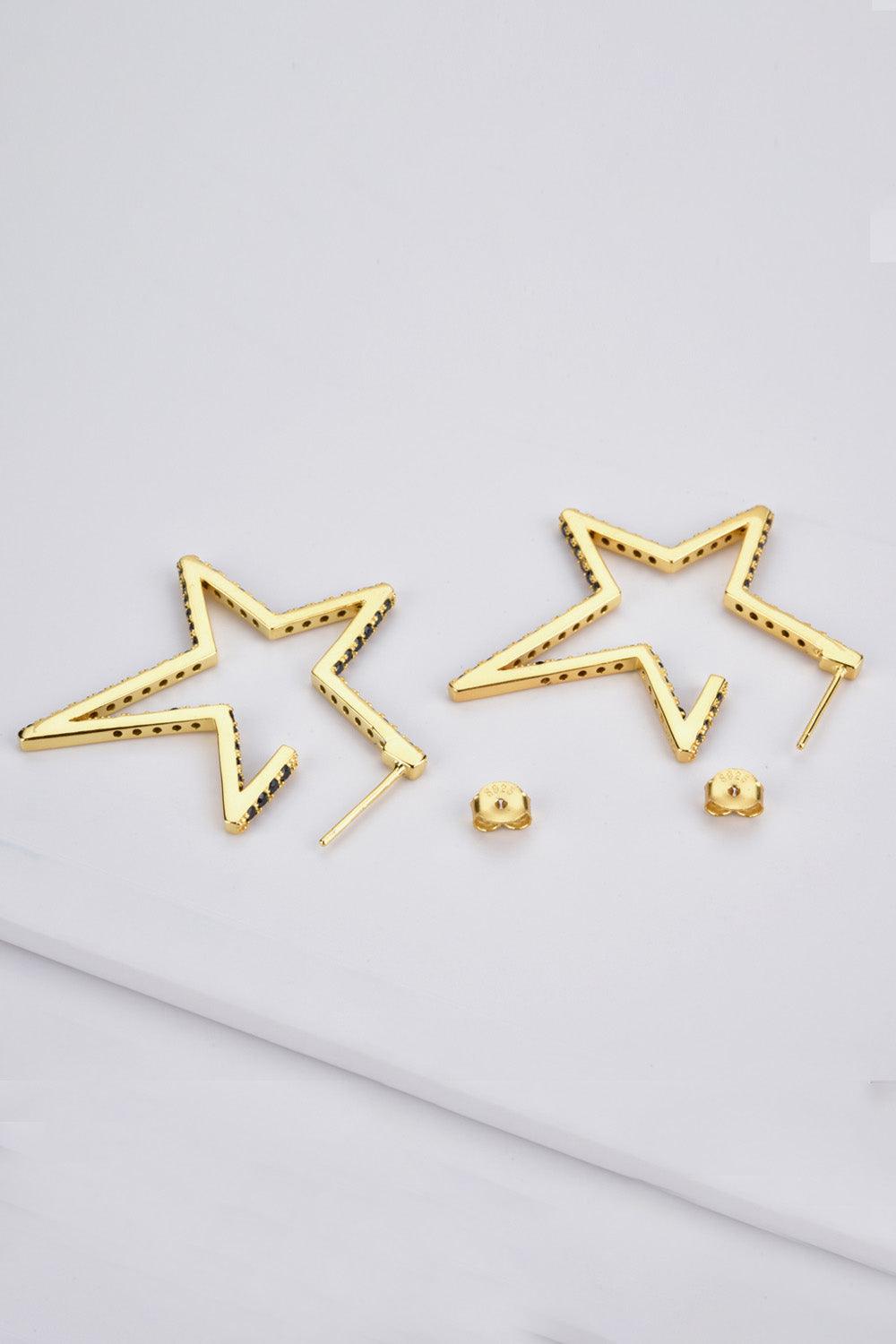 Star Sterling Silver Earrings - Olive Ave