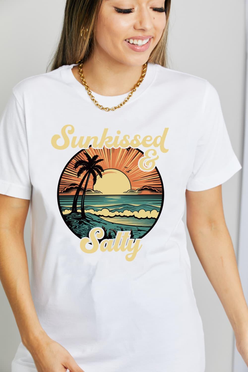 SUNKISSED & SALTY Graphic T-Shirt - Olive Ave