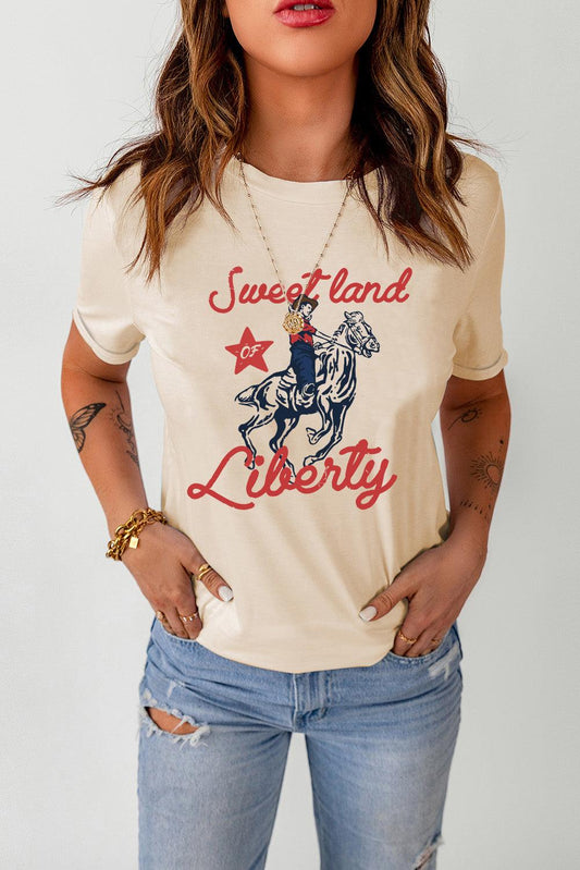 SWEET LAND OF LIBERTY Graphic Tee - Olive Ave