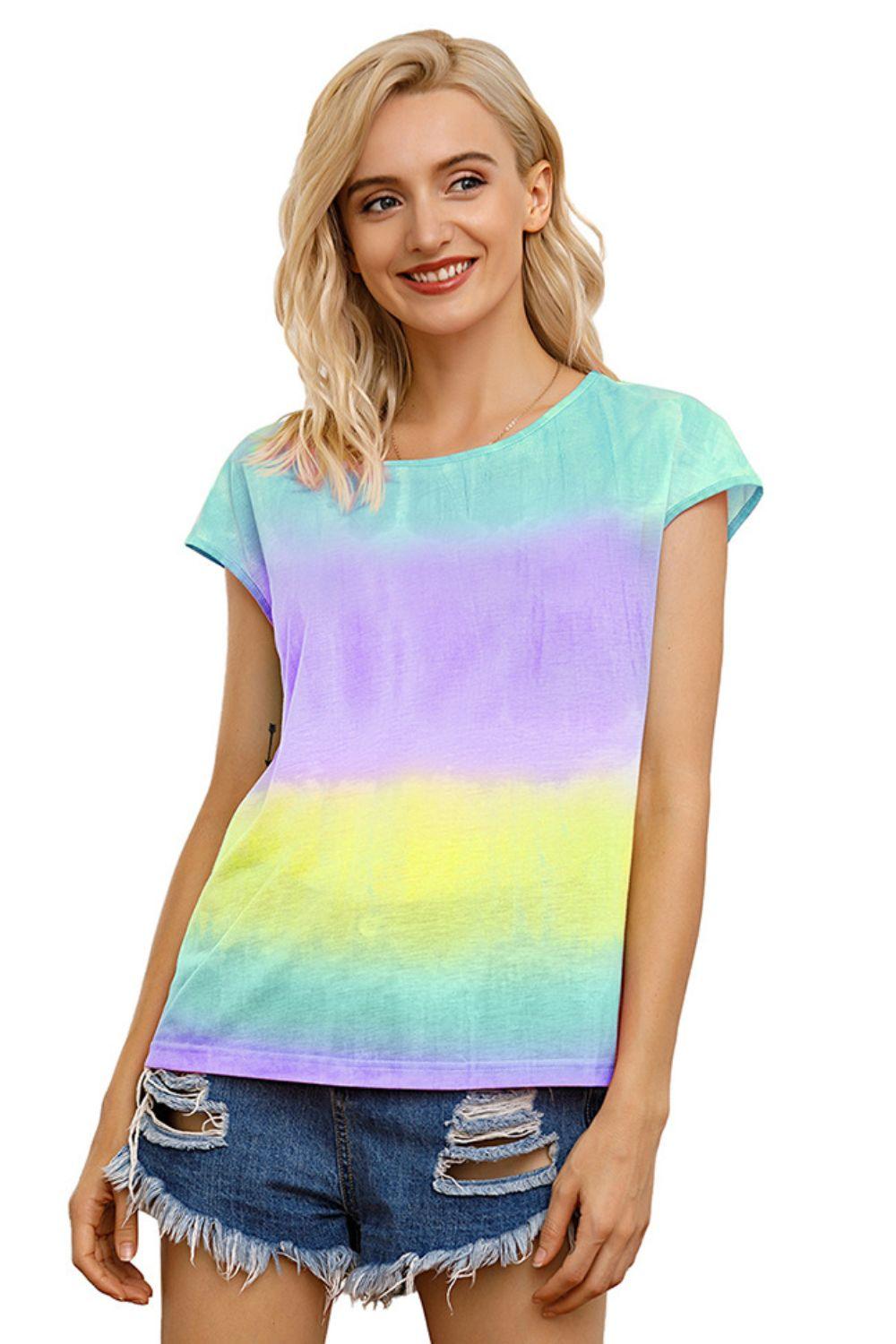 Tie Dye Short Sleeve Tee - Olive Ave