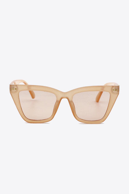 UV400 Polycarbonate Frame Sunglasses - Olive Ave