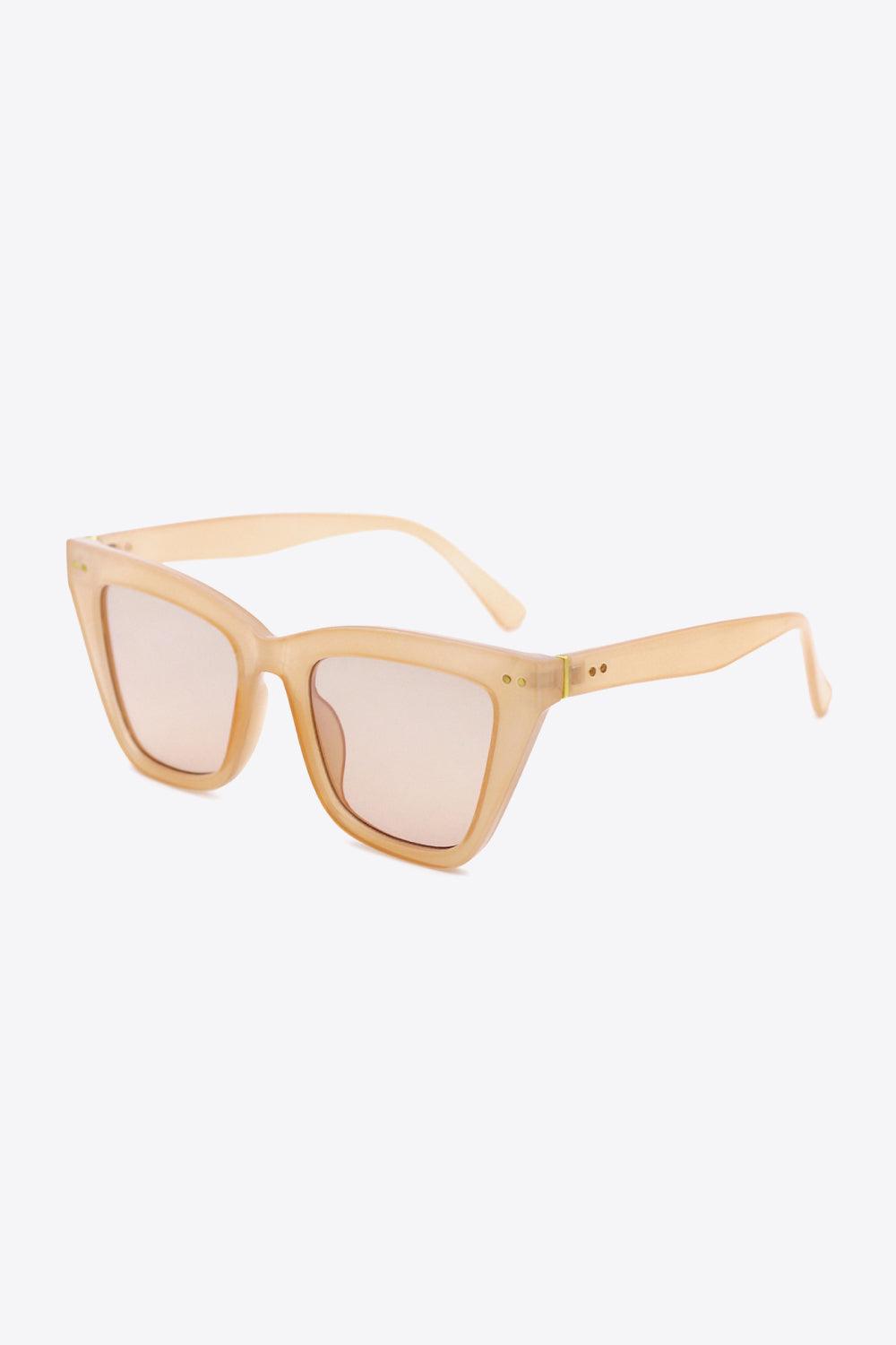 UV400 Polycarbonate Frame Sunglasses - Olive Ave