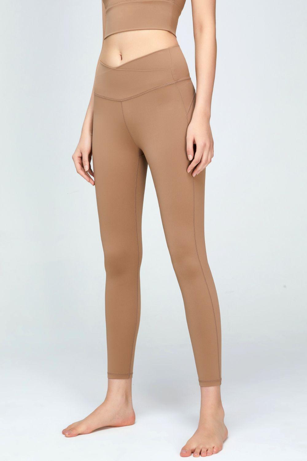 V-Waist Sports Leggings - Olive Ave