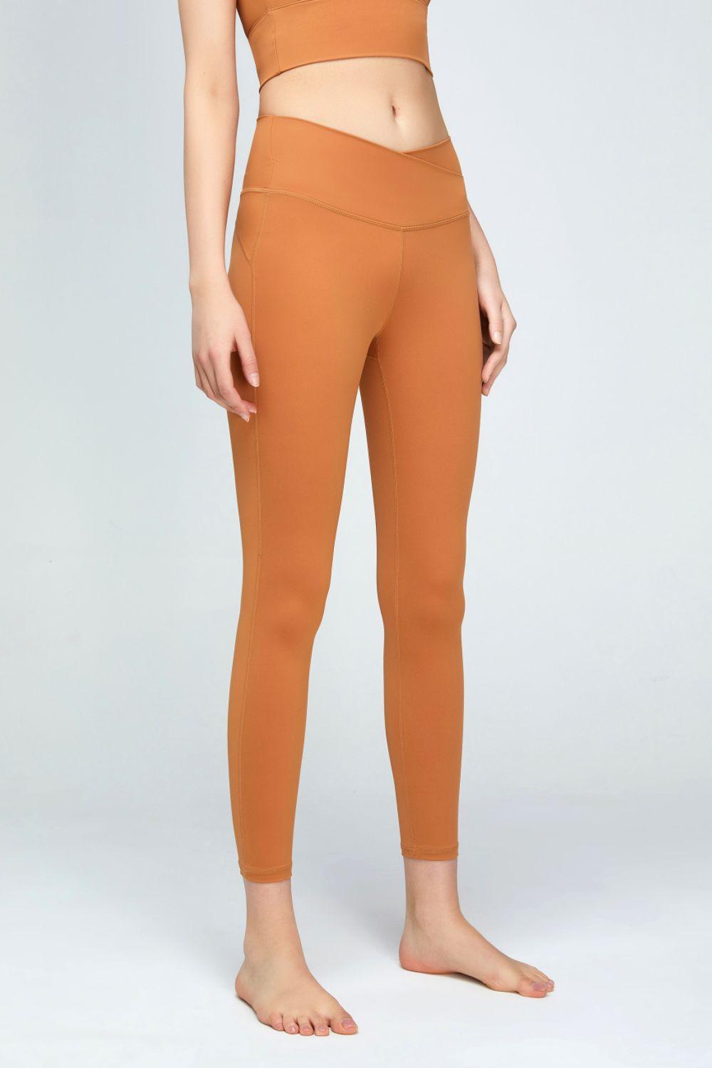 V-Waist Sports Leggings - Olive Ave