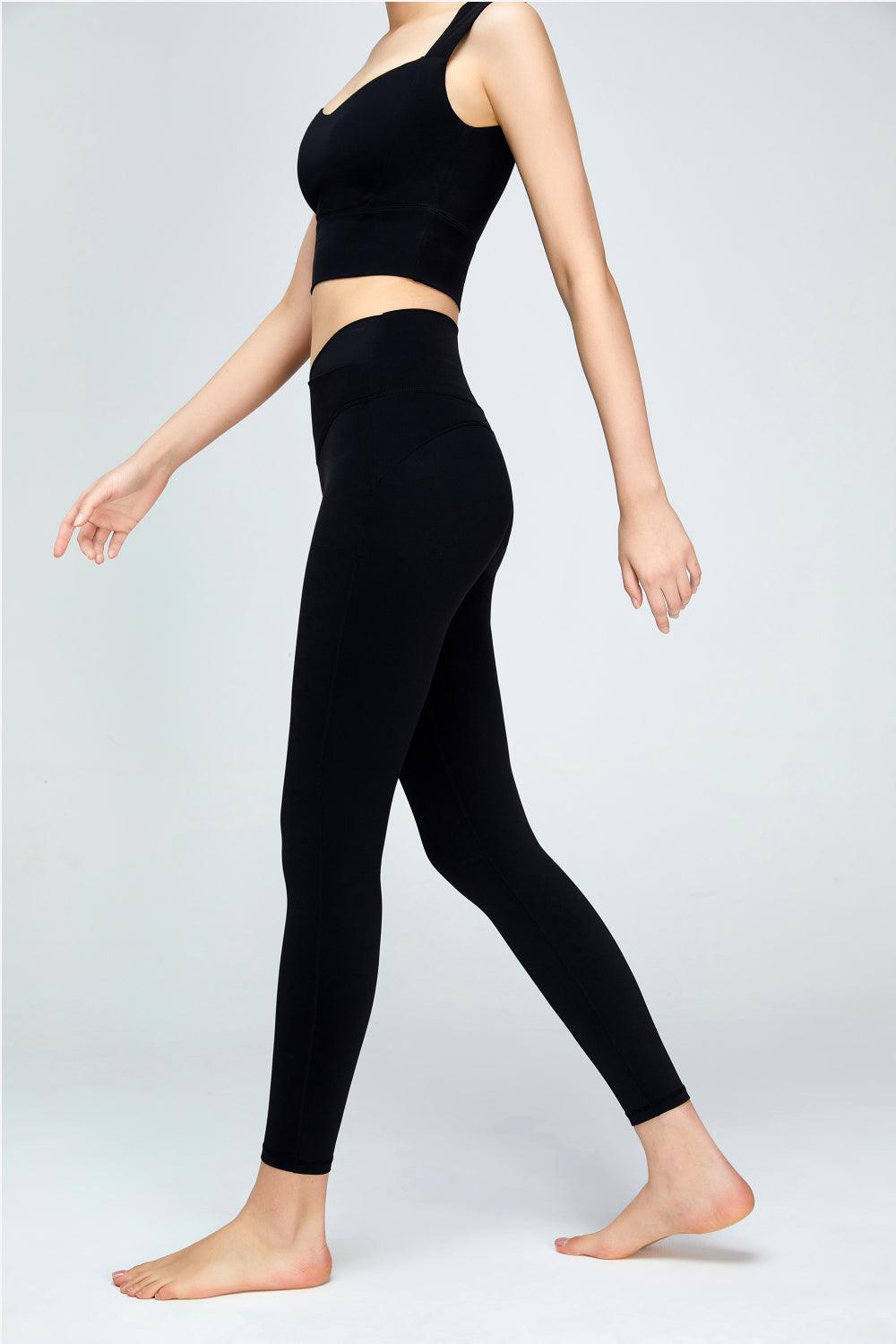 V-Waist Sports Leggings - Olive Ave