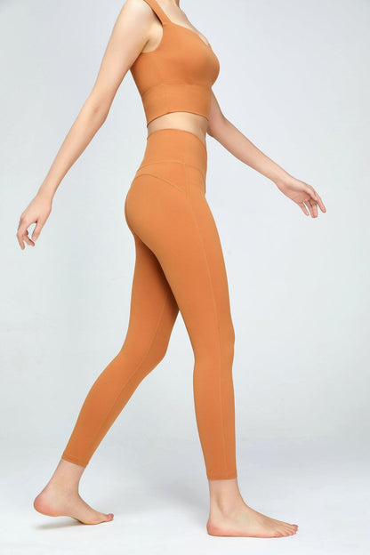 V-Waist Sports Leggings - Olive Ave