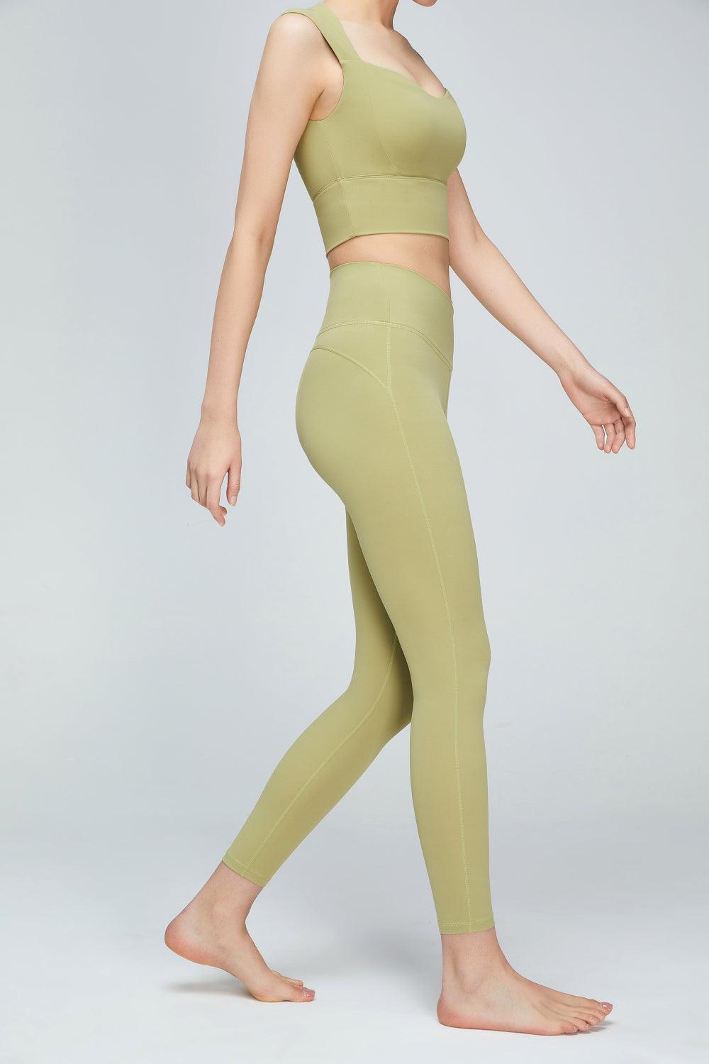 V-Waist Sports Leggings - Olive Ave