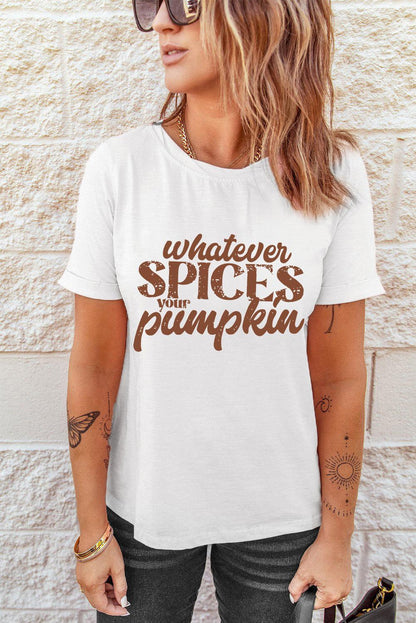 WHATEVER SPICES YOUR PUMPKIN Graphic Tee - Olive Ave