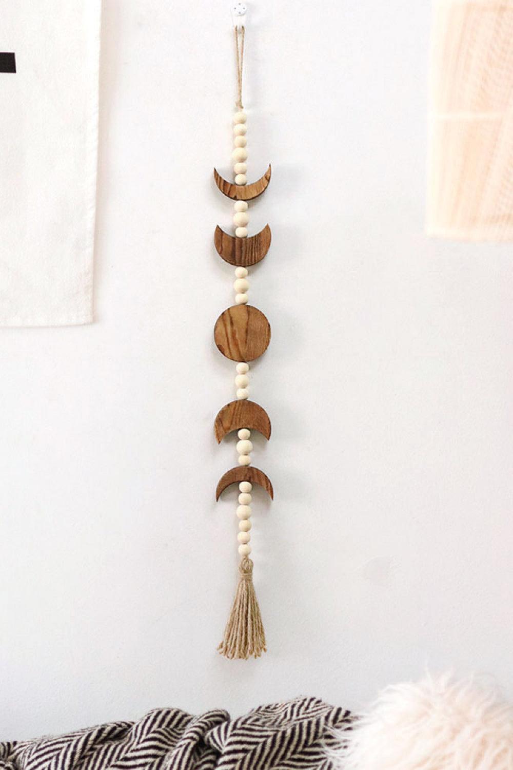 Wooden Tassel Wall Hanging - Olive Ave