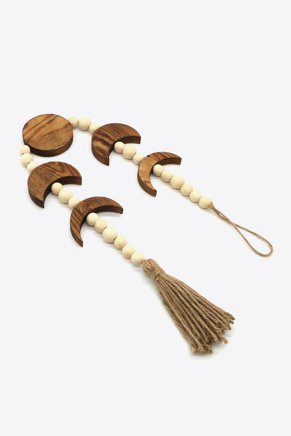 Wooden Tassel Wall Hanging - Olive Ave